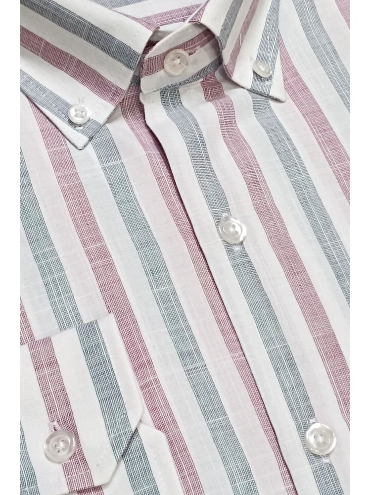 CAMISA RAYAS AZULGRANA KENTS