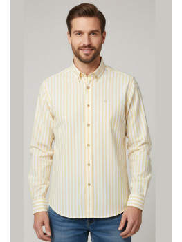 CAMISA RAYAS AMARILLAS