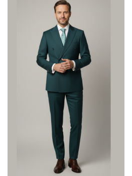 TRAJE CRUZADO VERDE 2