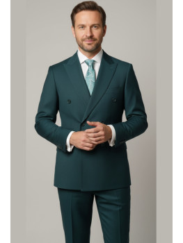 TRAJE CRUZADO VERDE