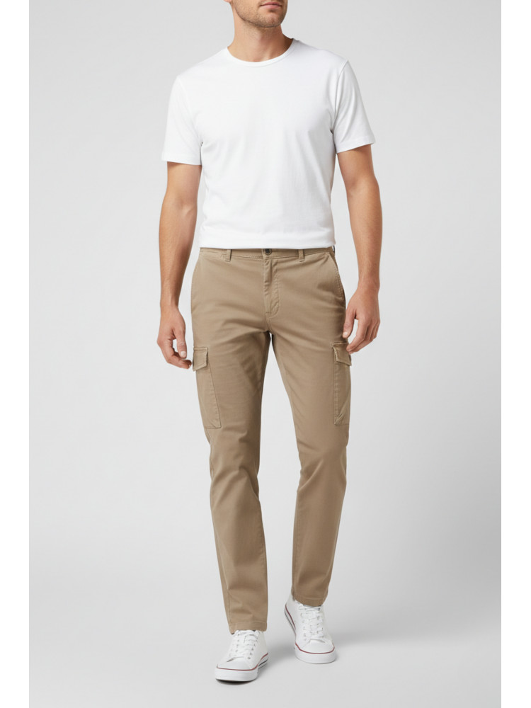 PANTALON CARGO BEIGE