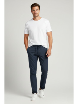 PANTALON MARCO SHINE AZUL