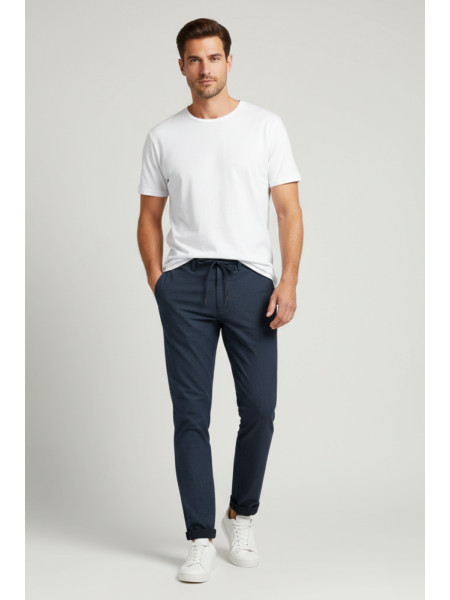 PANTALON MARCO SHINE AZUL