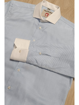 CAMISA CUELLO Y PUÑO BLANCO 2