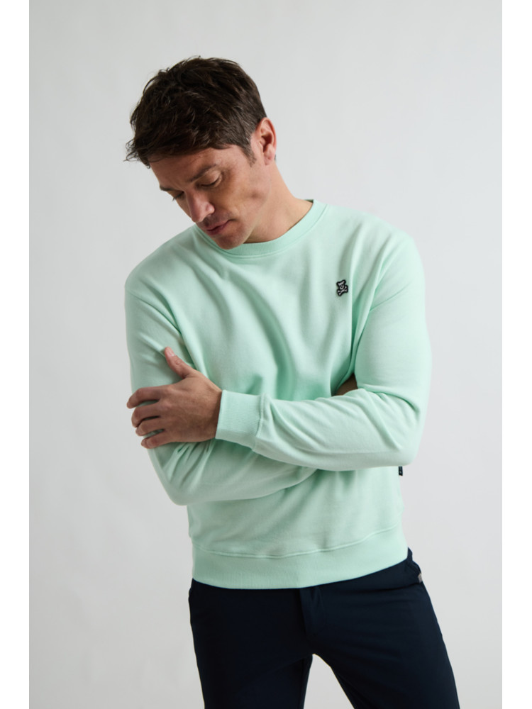 SUDADERA WILLIOT FLOWER TURQUESA