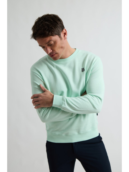 SUDADERA WILLIOT FLOWER TURQUESA