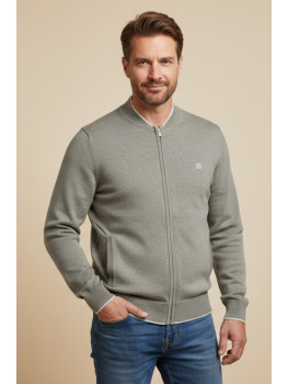 CARDIGAN PUNTO VERDE VIVO