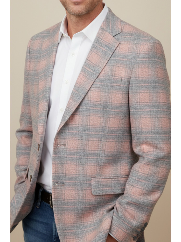 AMERICANA CUADROS ROSA