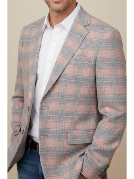 AMERICANA CUADROS ROSA