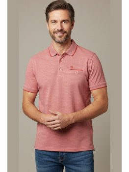 POLO ORANGE BOLSILLO