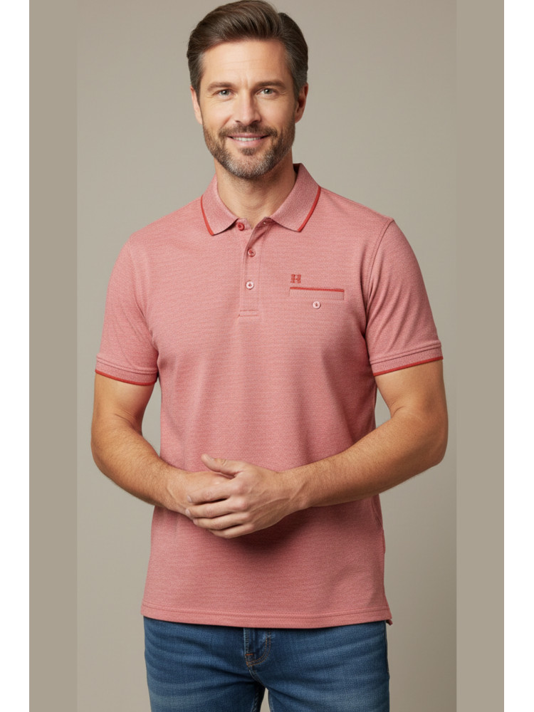 POLO ORANGE BOLSILLO