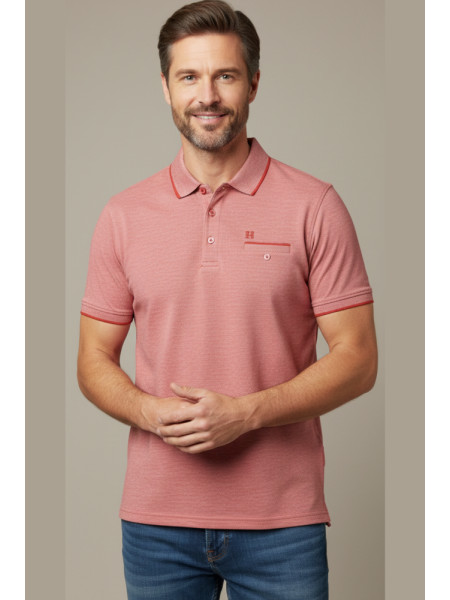 POLO ORANGE BOLSILLO