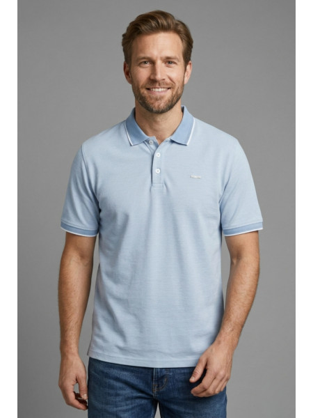 POLO PIQUE BLUE