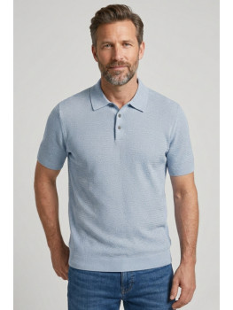 POLO URILEY PUNTO CELESTE