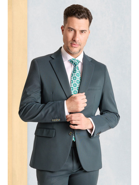 TRAJE HIPERFLEX VERDE DIAGONAL