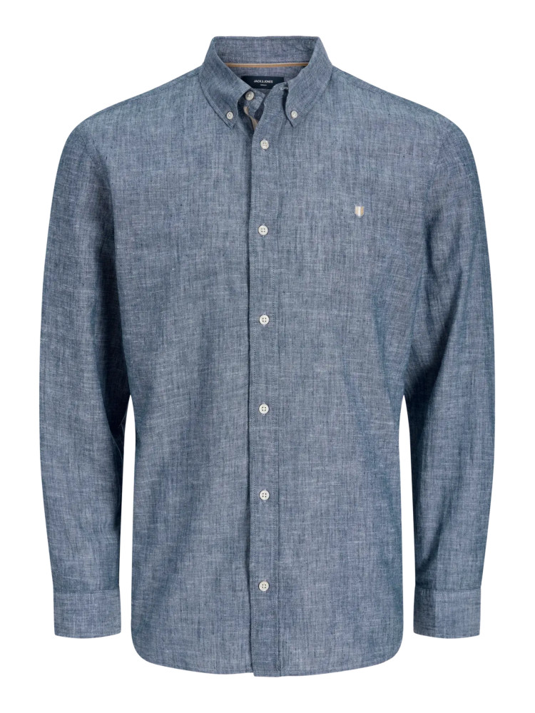 CAMISA LINO AZUL DENIM