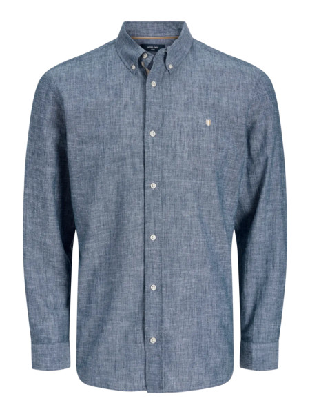 CAMISA LINO AZUL DENIM