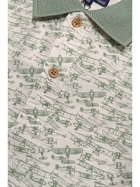 POLO AVIONES VERDES