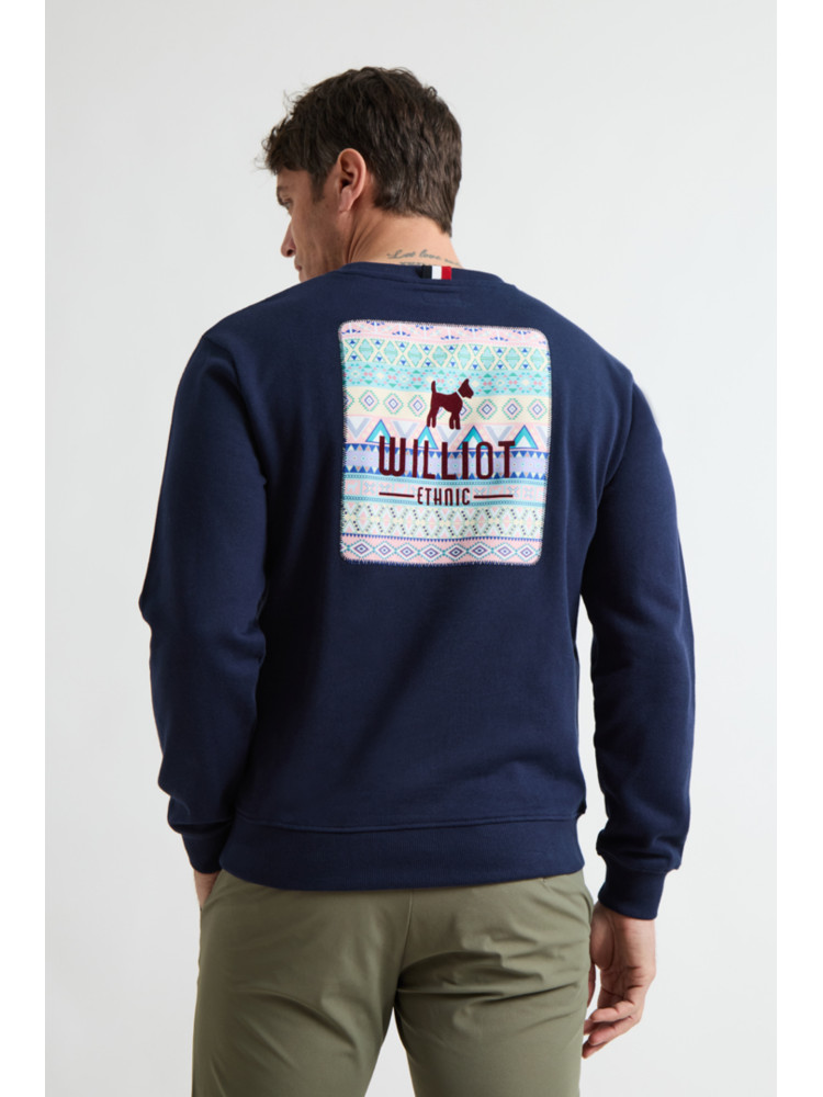 SUDADERA WILLIOT MARINO ETNICO