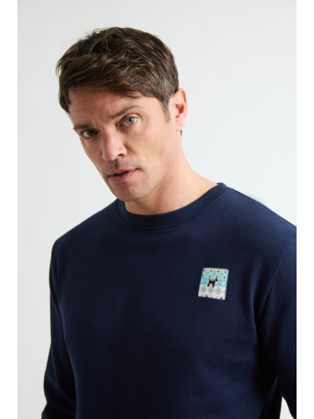 SUDADERA WILLIOT MARINO ETNICO