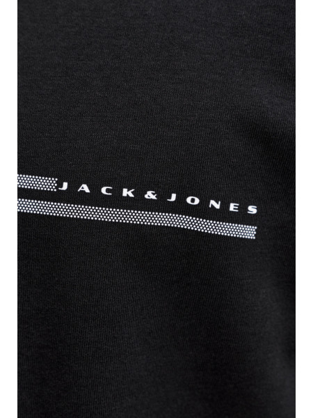 CAMISETA NEGRA LOGO LINEA