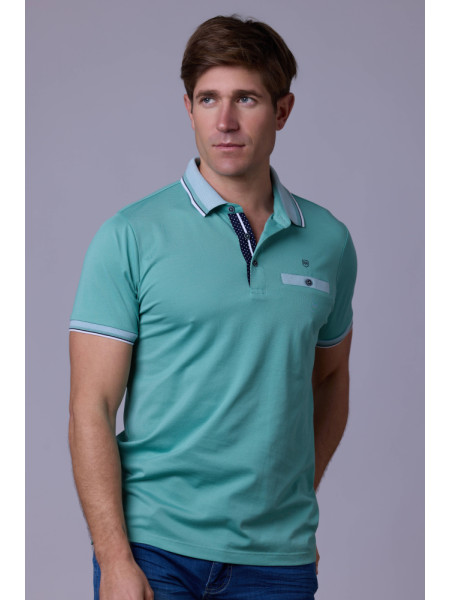 POLO DATIL VERDE AGUA