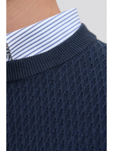 JERSEY ESTRUCTURA AZUL MARINO